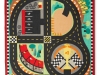 Round the Speedway Race Track Rug
