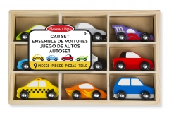 Wooden Race Car Set