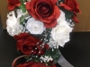 Silk Cascade bouquet of roses