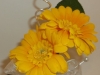 silk, yellow mini gerbs,