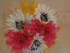 Silk: gerb bouquet with bling