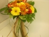 fresh, bridal bouquet, gerbs, fuji mums, greens